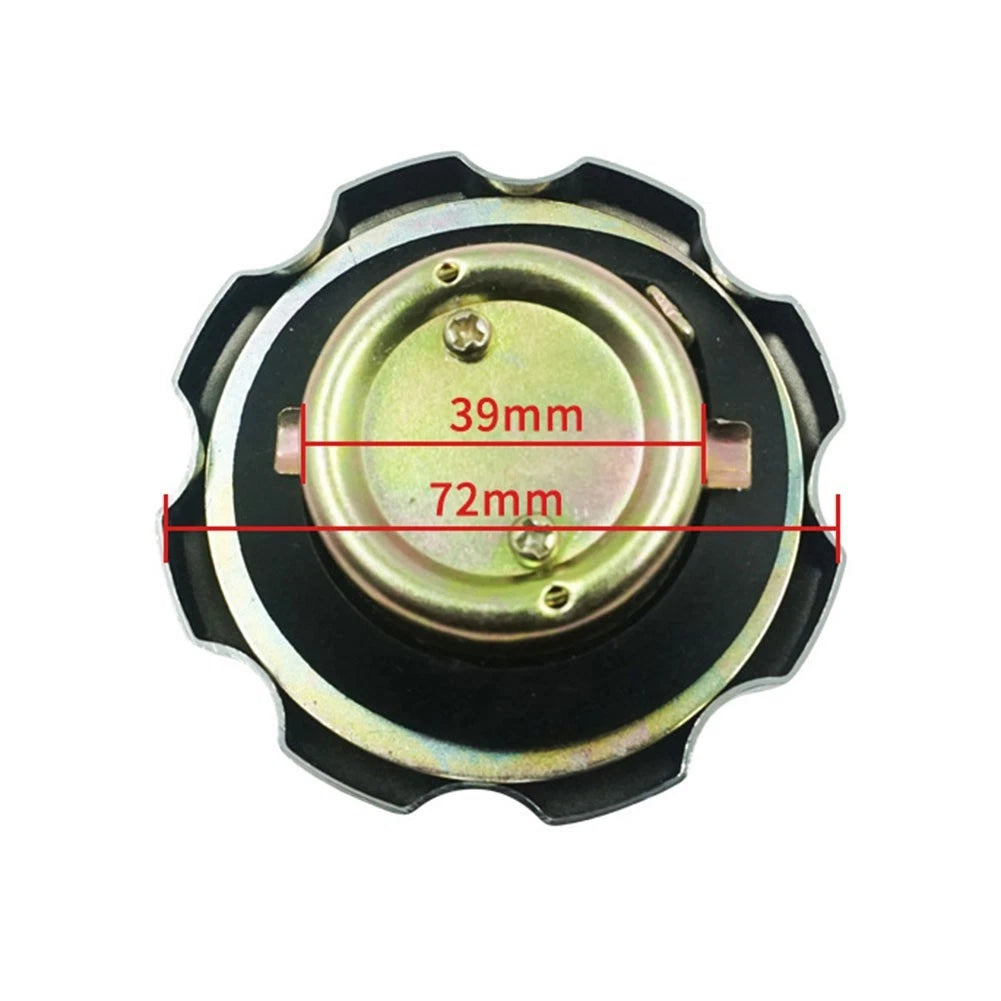 Fuel Tank Cover Lock with 2 Keys for Motorcycle and ATV (Aluminum)