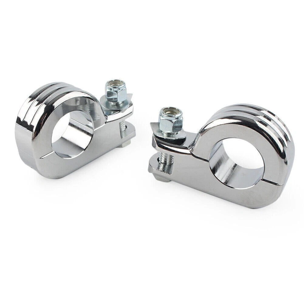 1.25" Chrome Highway Foot Peg Mounting for Harley Touring Road King
