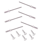 Universal Alloy Hood Pin Lock Latch Kit for Racing Sport Cars - Red