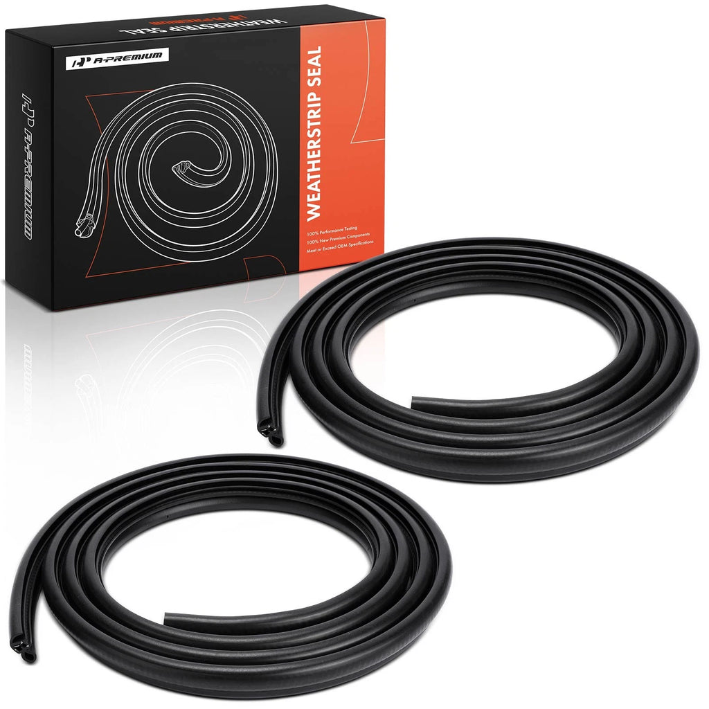 2X Front Door Weatherstrip Seal for Ford E-150 E-250 (1999–2006)
