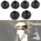 Set of 6 Rubber Tie Rod End Ball Joint Dust Boots - Universal