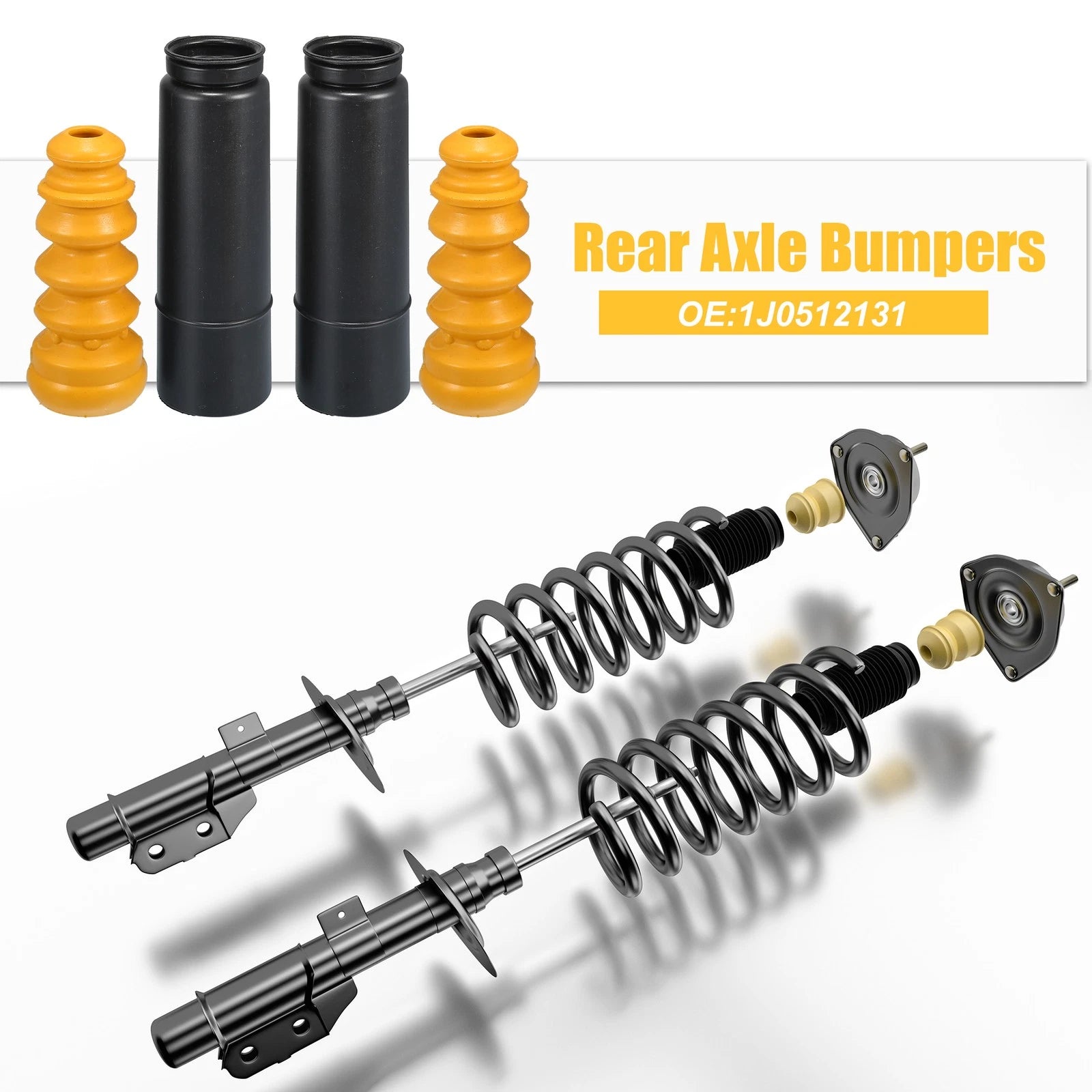 Set of 1 Rear Jounce Bumper Shock Absorber No.1J0512131 for Audi TT (2000–2006)