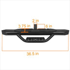 Universal 36.5" x 3.75" Oval Trailer Towing Hitch Step Bar for 2" Receiver