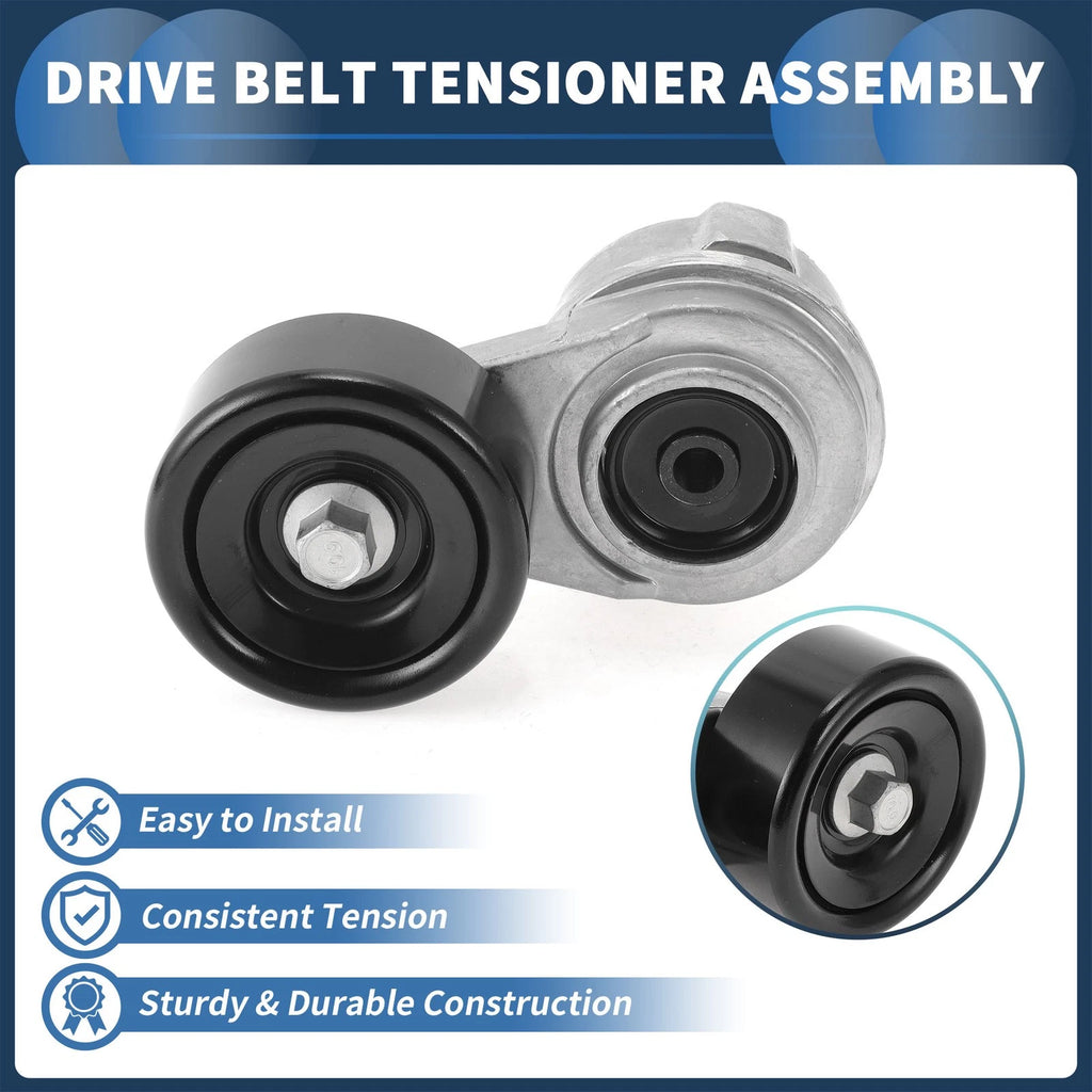 Belt Tensioner for Kia Rio (2010–2016) L4 1.6L No. 252812B000 Metal 1 Pc