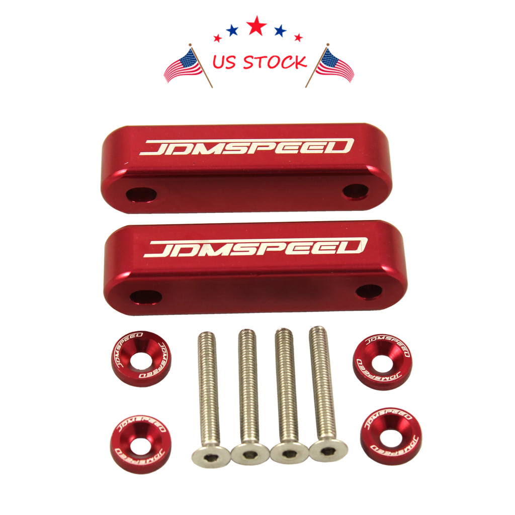 Set of 2 Hood Spacer Risers for Acura Honda Integra CRX Civic (1988–2001)