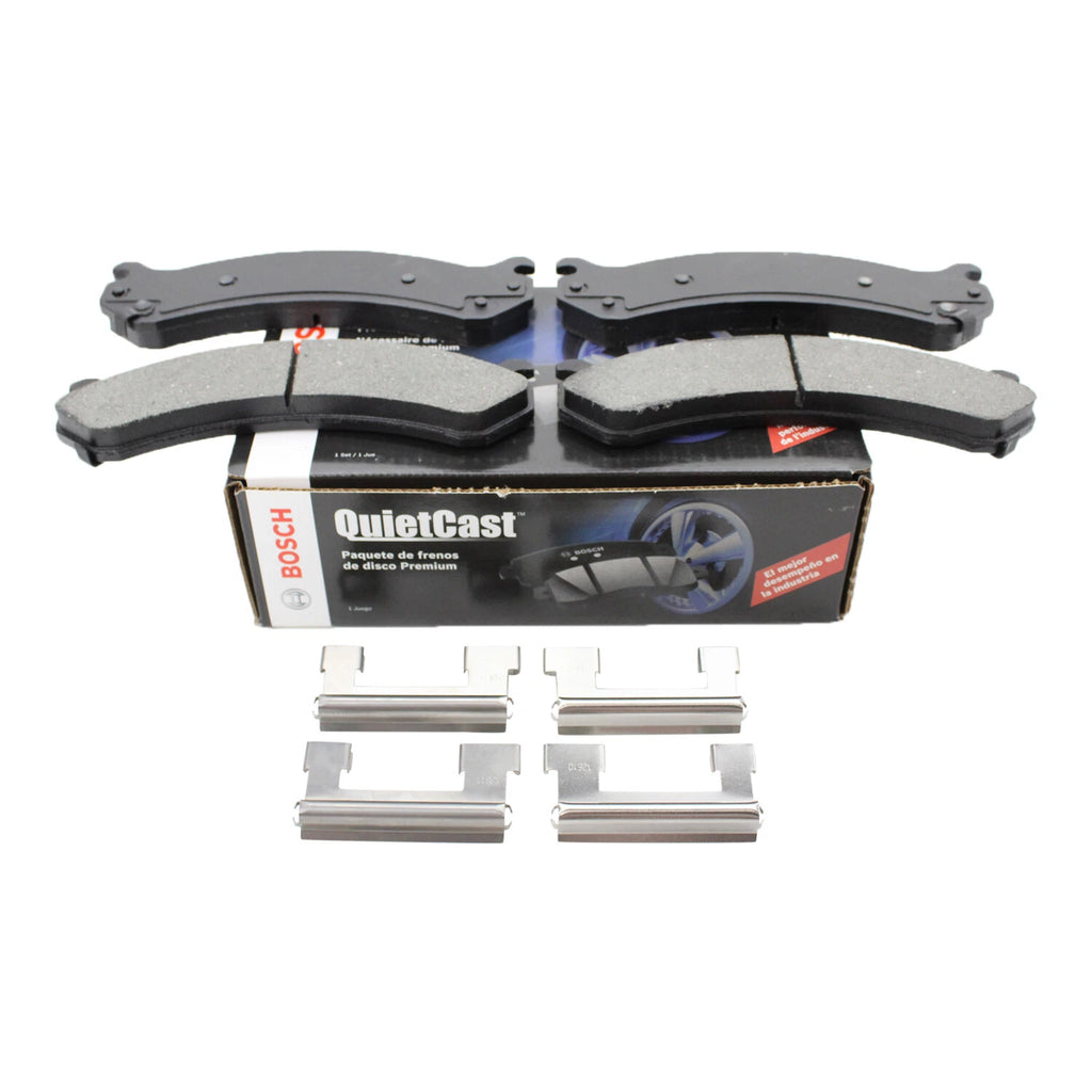 Bosch QuietCast Front Ceramic Brake Pads for Chevy Caddy