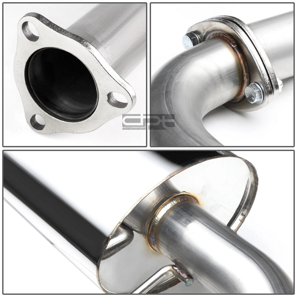 Stainless Racing Catback Exhaust Muffler Tip for Honda Civic Ed Sedan (1989–1991)