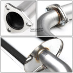Stainless Racing Catback Exhaust Muffler Tip for Honda Civic Ed Sedan (1989–1991)