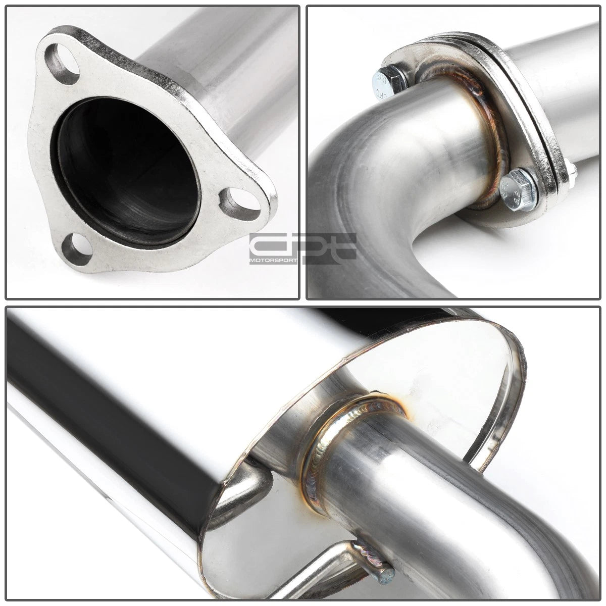 Stainless Racing Catback Exhaust Muffler Tip for Honda Civic Ed Sedan (1989–1991)