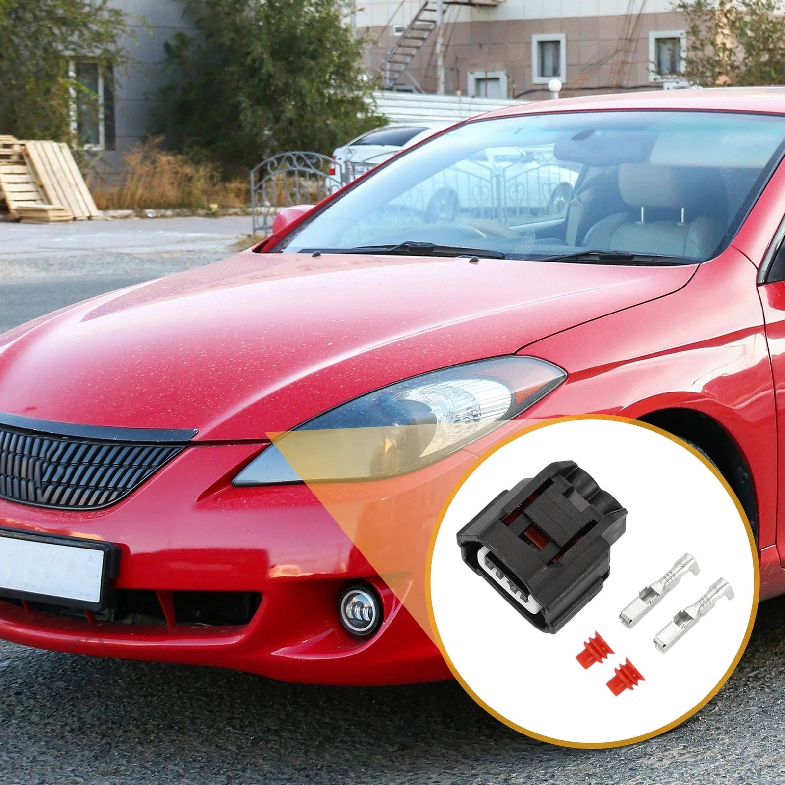 2 Pin Temperature Sensor Connector Plug for Toyota 