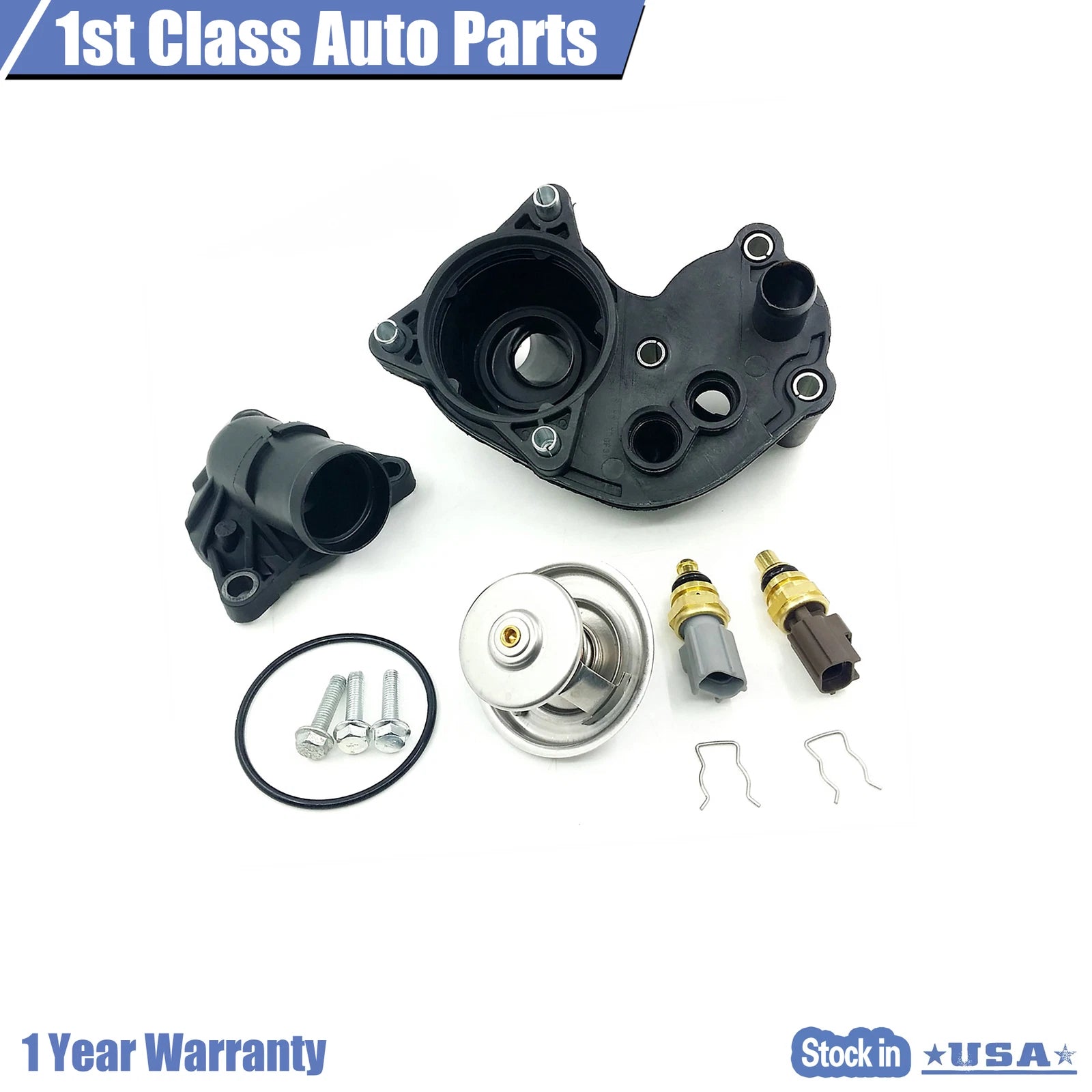 Complete Thermostat Assembly with 2 Sensors for Ford Explorer (2002–2010)