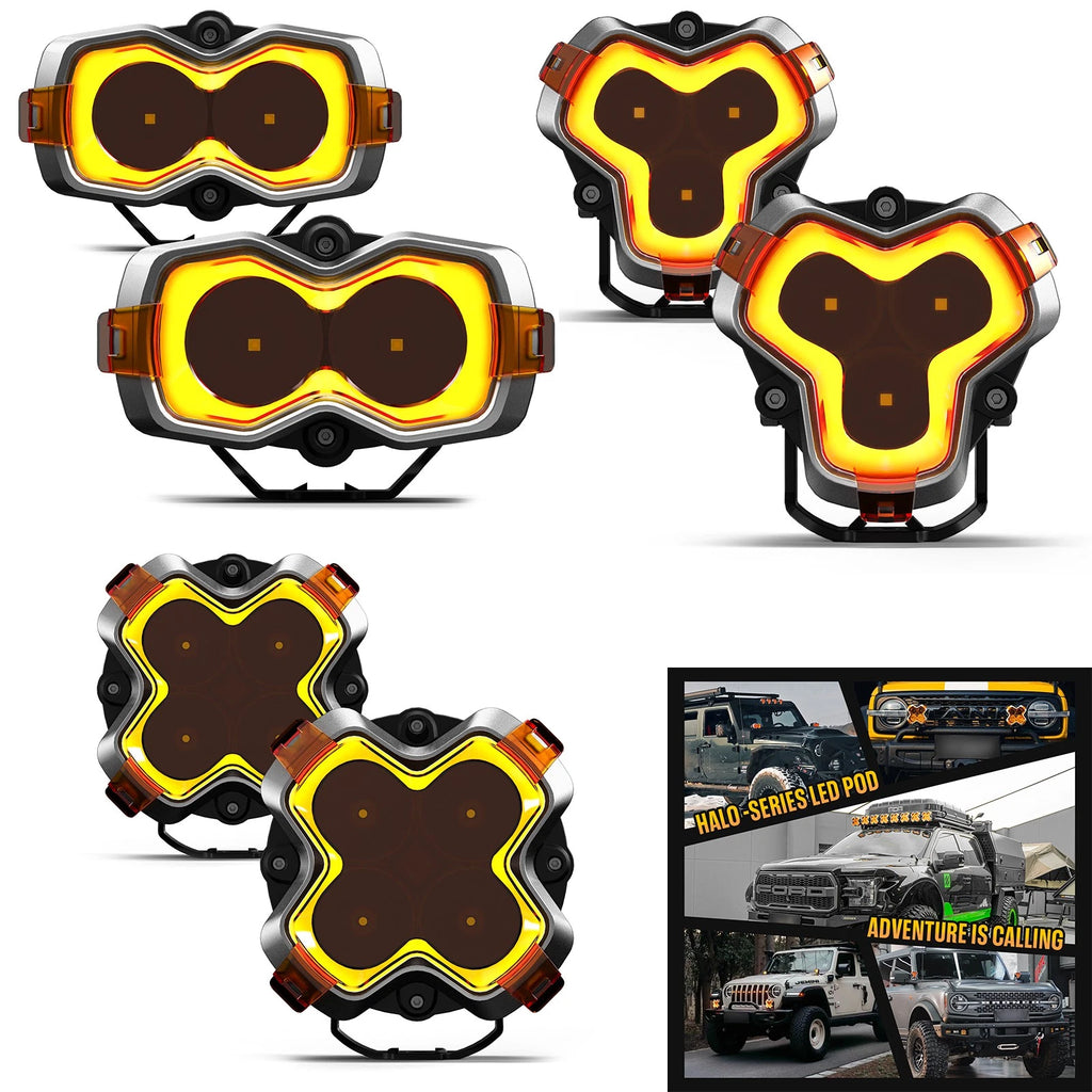 LED Work Lights Pod for Off Road Vehicles (3-6")