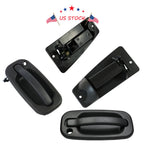 Set of 4 Door Handles for Chevy Silverado (1999–2006) Black