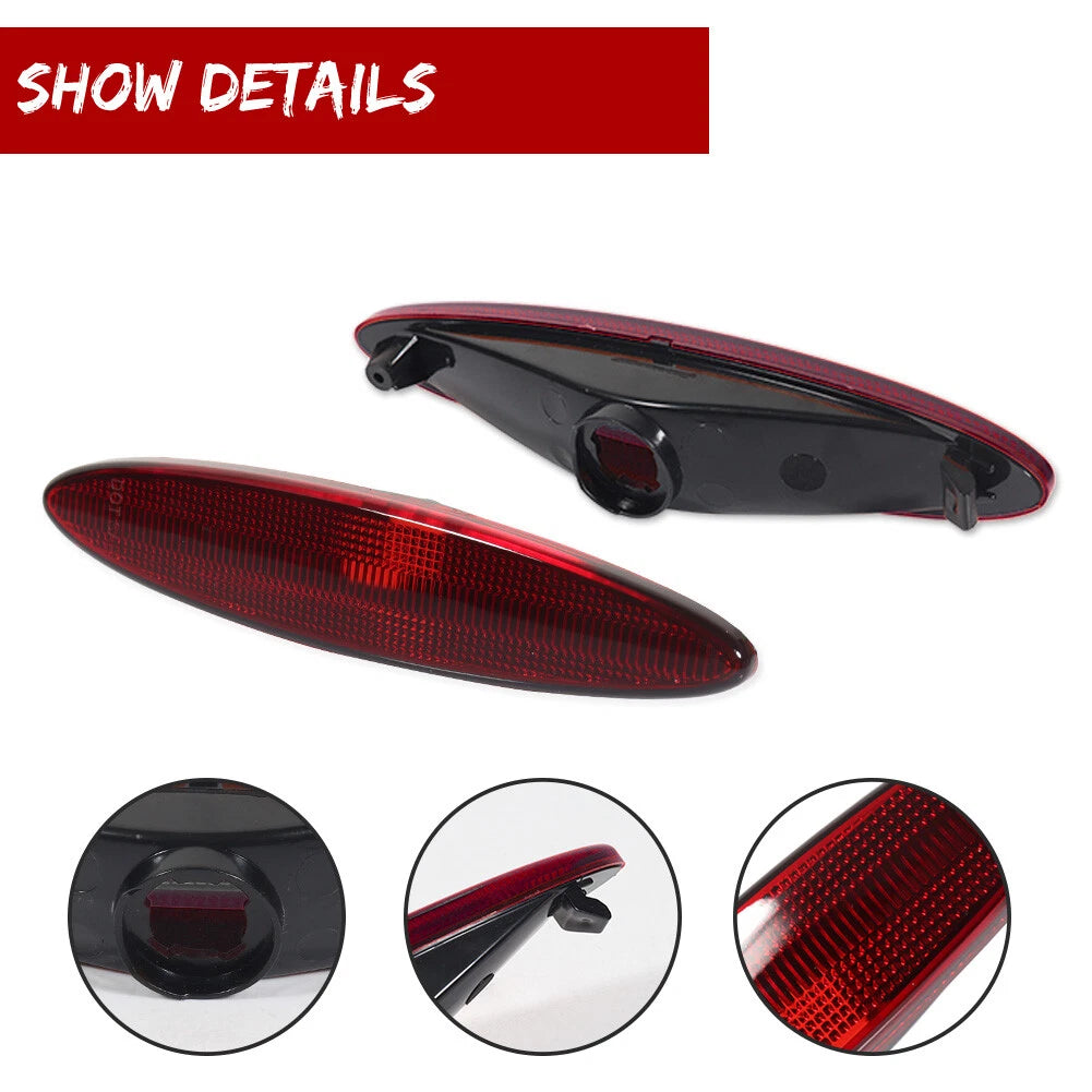 Set of 4 Amber Front & Red Rear Side Marker Lights for Lexus SC430 (2002–2010)