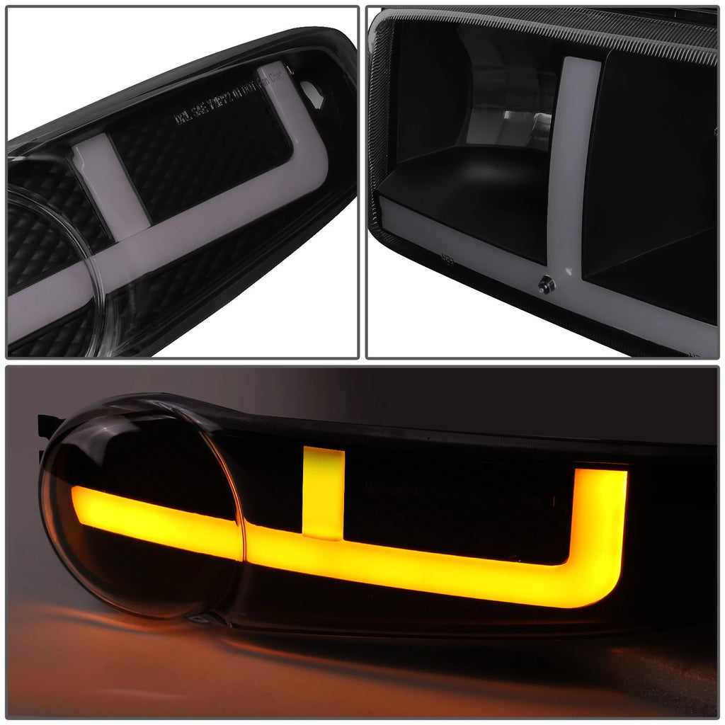 Set of 2 LED DRL Headlight Bumper for Sierra Denali (2002–2006)