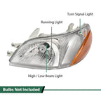 Headlight Assembly Set for Toyota Echo (2000–2002)