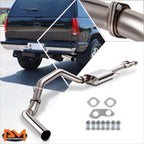 3" OD Round Tip Oval Muffler Exhaust Catback for Chevy Tahoe/GMC Yukon (1996–1999)