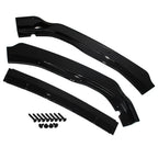 3PC Glossy Black Front Bumper Lip Splitter for Honda Accord (2018–2020)
