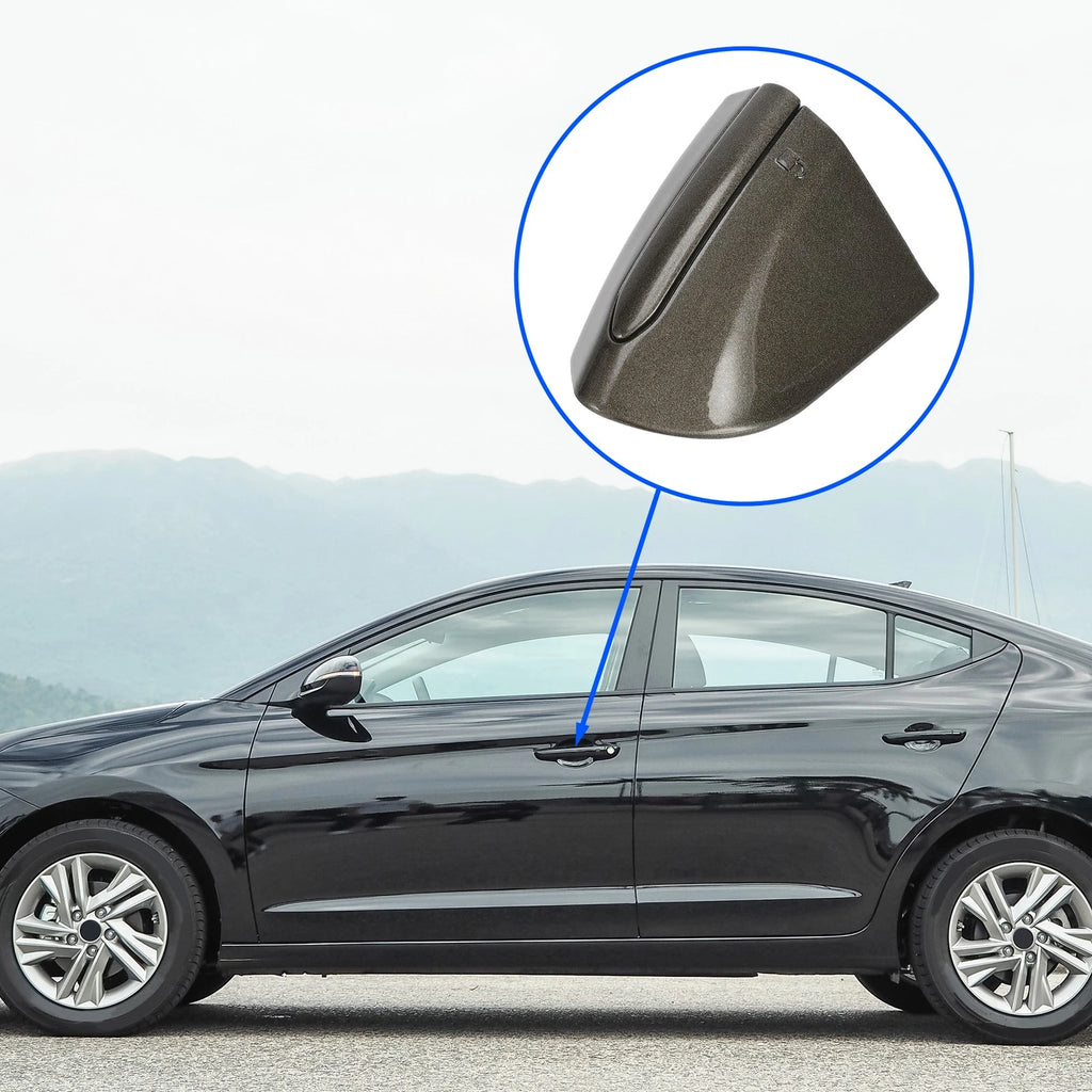 Front Left Door Handle Protector for Ford Mondeo Edge Taurus (2013–2020) Brown