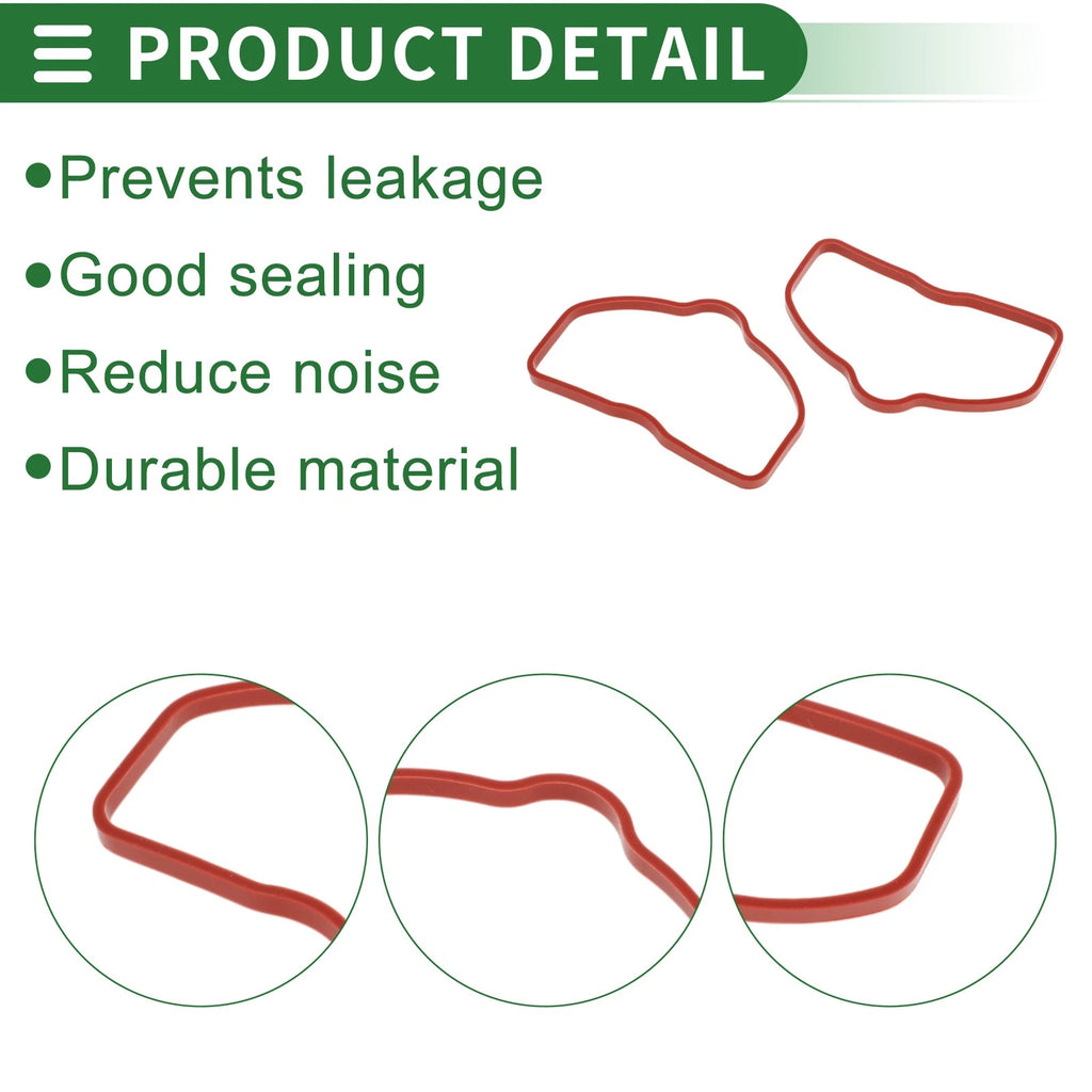 Set of 6 Lower Engine Intake Manifold Gaskets for Audi A4 (2008–2015) No. 06E129717F