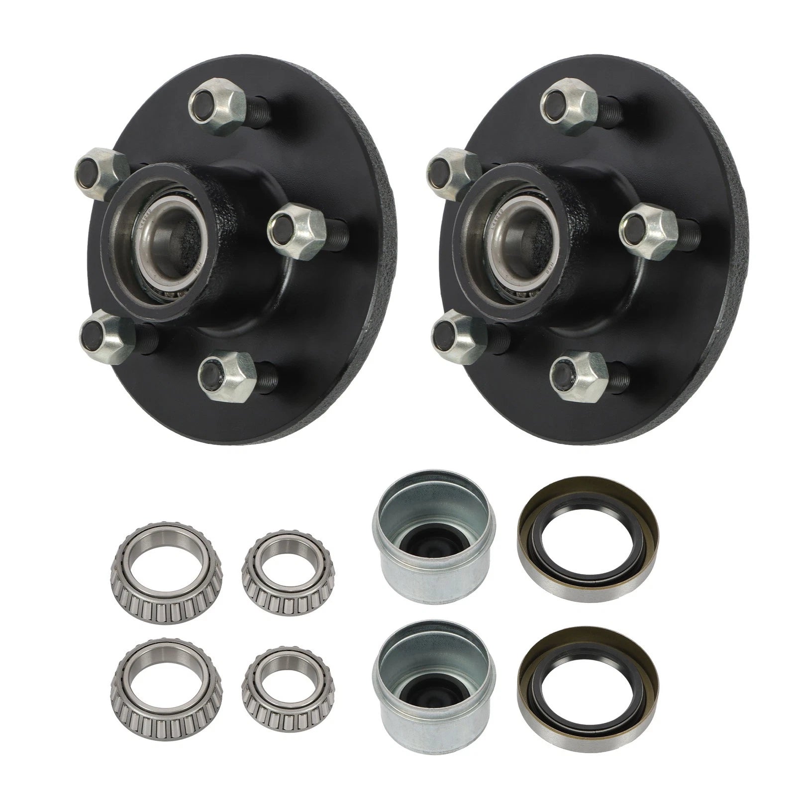 2X Trailer Idler Hub Kits for 3500 lbs Axle (5 on 4.5")