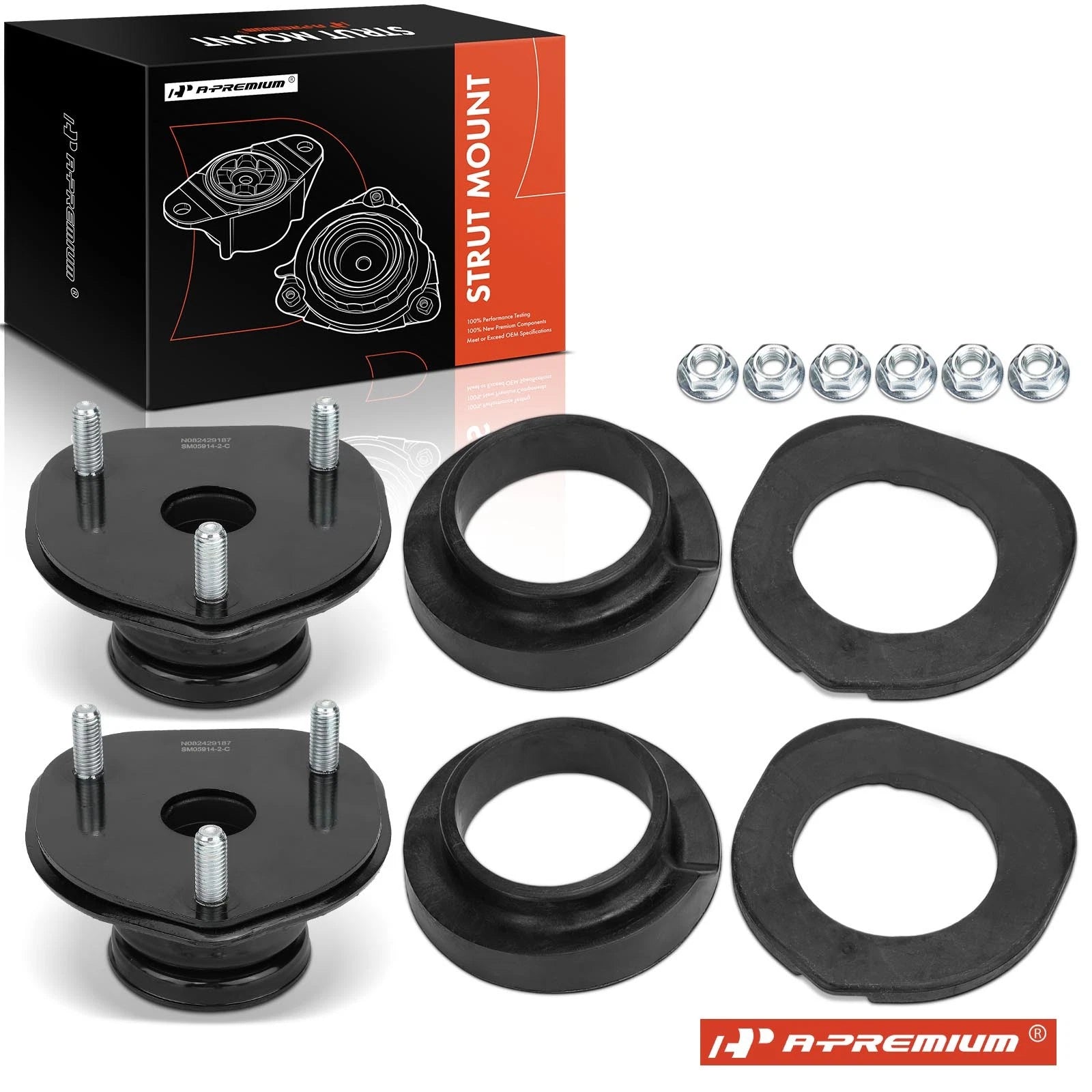 2X Front Suspension Strut Mount for Dodge Ram 1500 (2006–2008)