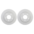 Set of 2 Bosch QuietCast Rear Disc Brake Rotors for Mazda 3 Sport (2004–2013)