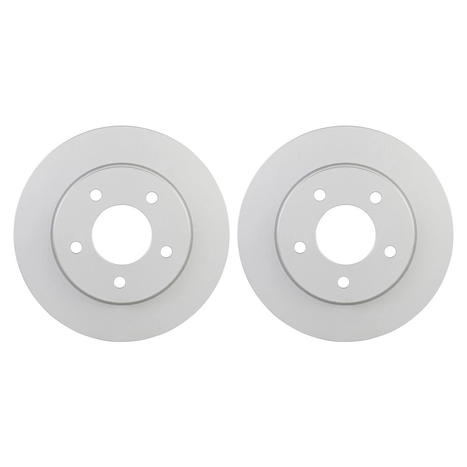 Set of 2 Bosch QuietCast Rear Disc Brake Rotors for Mazda 3 Sport (2004–2013)