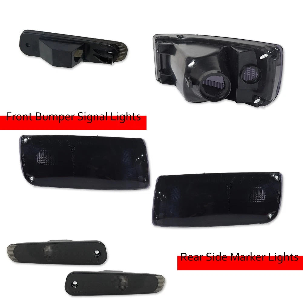 Combo Smoke Bumper Signal & Side Marker Lights for Nissan 300ZX (1990–1996)