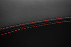 Leather Console Lid Armrest Cover for Ford Explorer Limited (2011–2019) Red Stitch