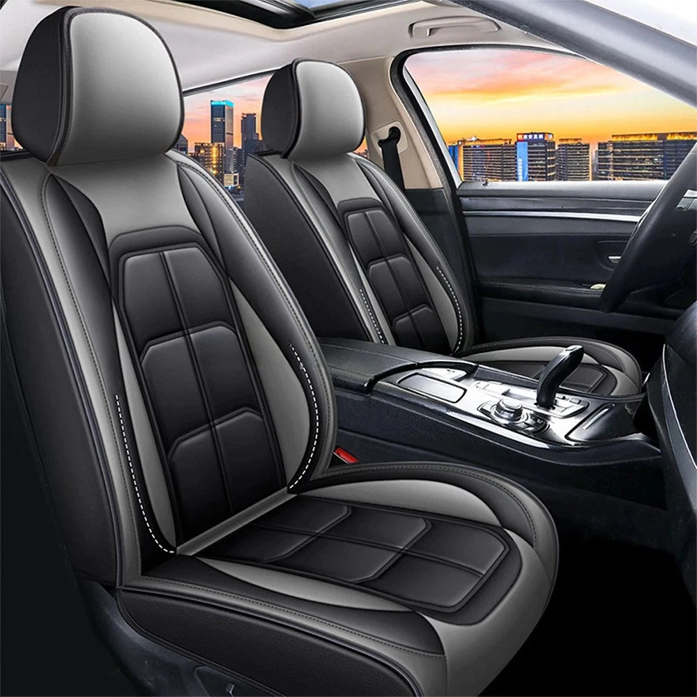Faux Leather Car Seat Covers for Honda Toyota (5 Seats)