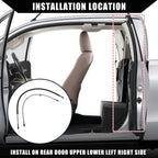 Rear Upper Lower Door Latch Release Cable for Ford Extended Cab (2006–2010) NO. 6C3Z28264A01A