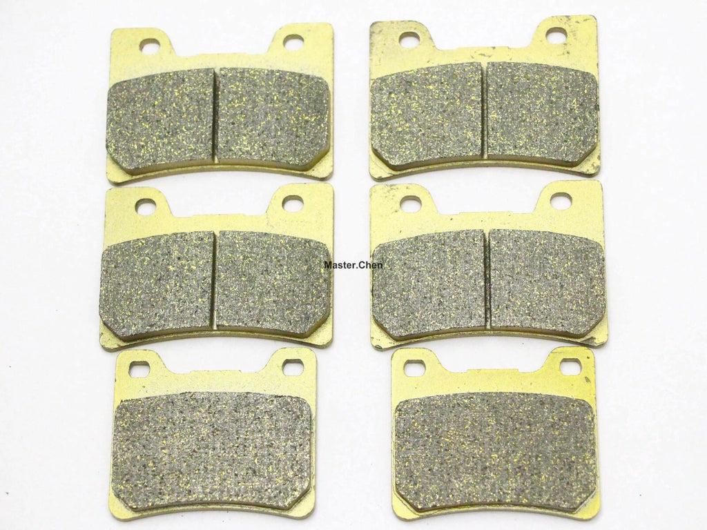 Set of 4 MC Front Rear Brake Pads for Yamaha FZR 1000 EX (1987–1993)