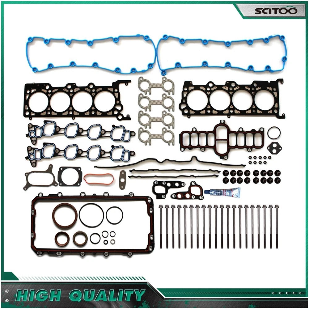 Full Gasket & Head Bolts Set for Ford F150 4.6L SOHC V8 (2002–2003)