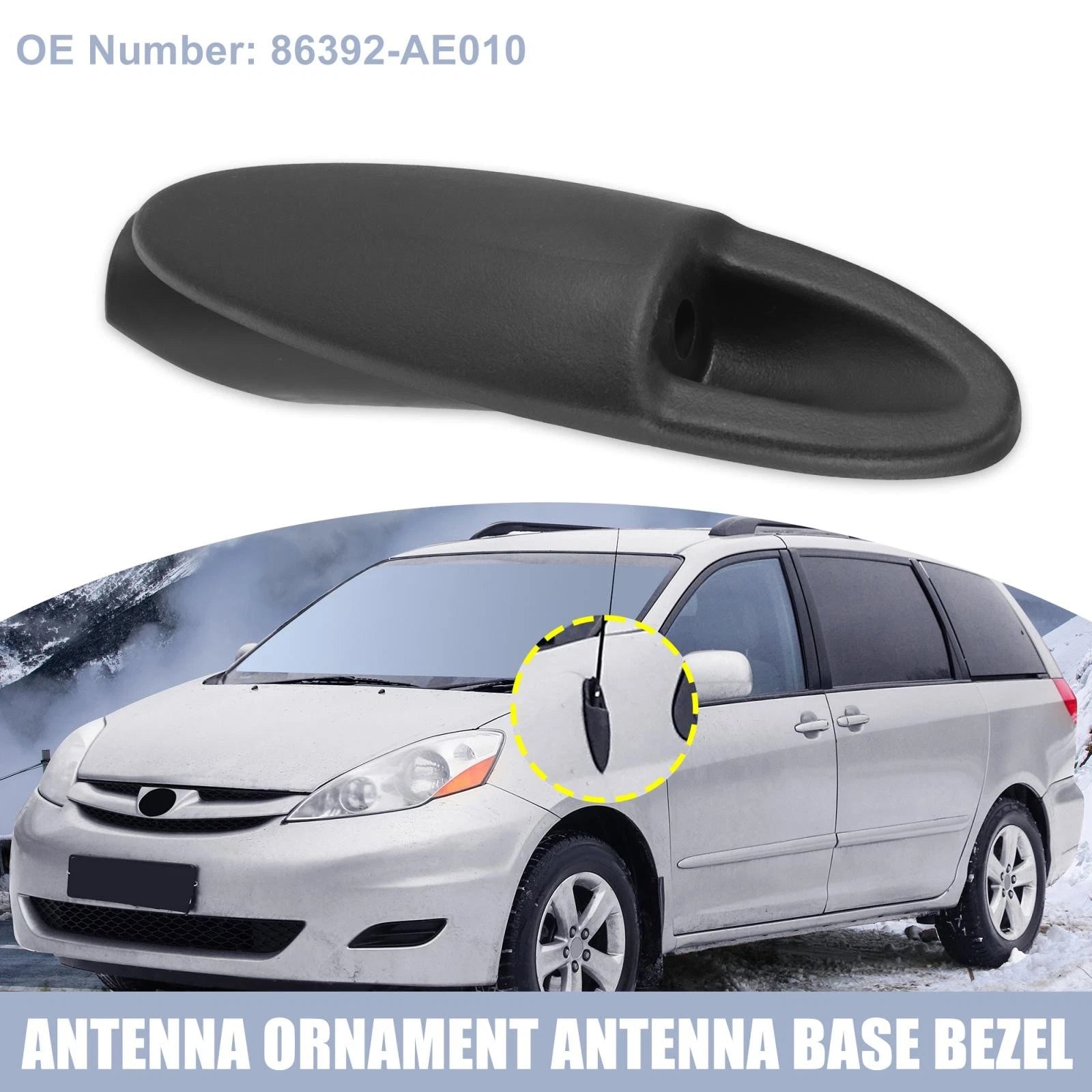 Antenna Base Bezel for Toyota Sienna (2004–2010) 86392-AE010
