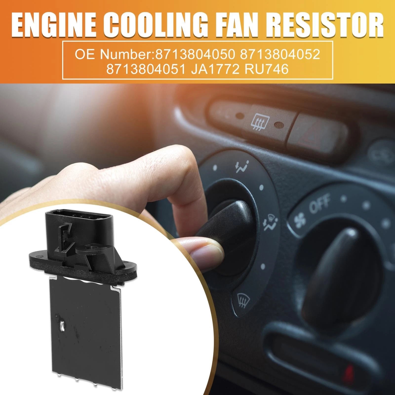 HVAC Fan Blower Motor Resistor for Toyota Tacoma (2005–2014) 8713804050 8713804052