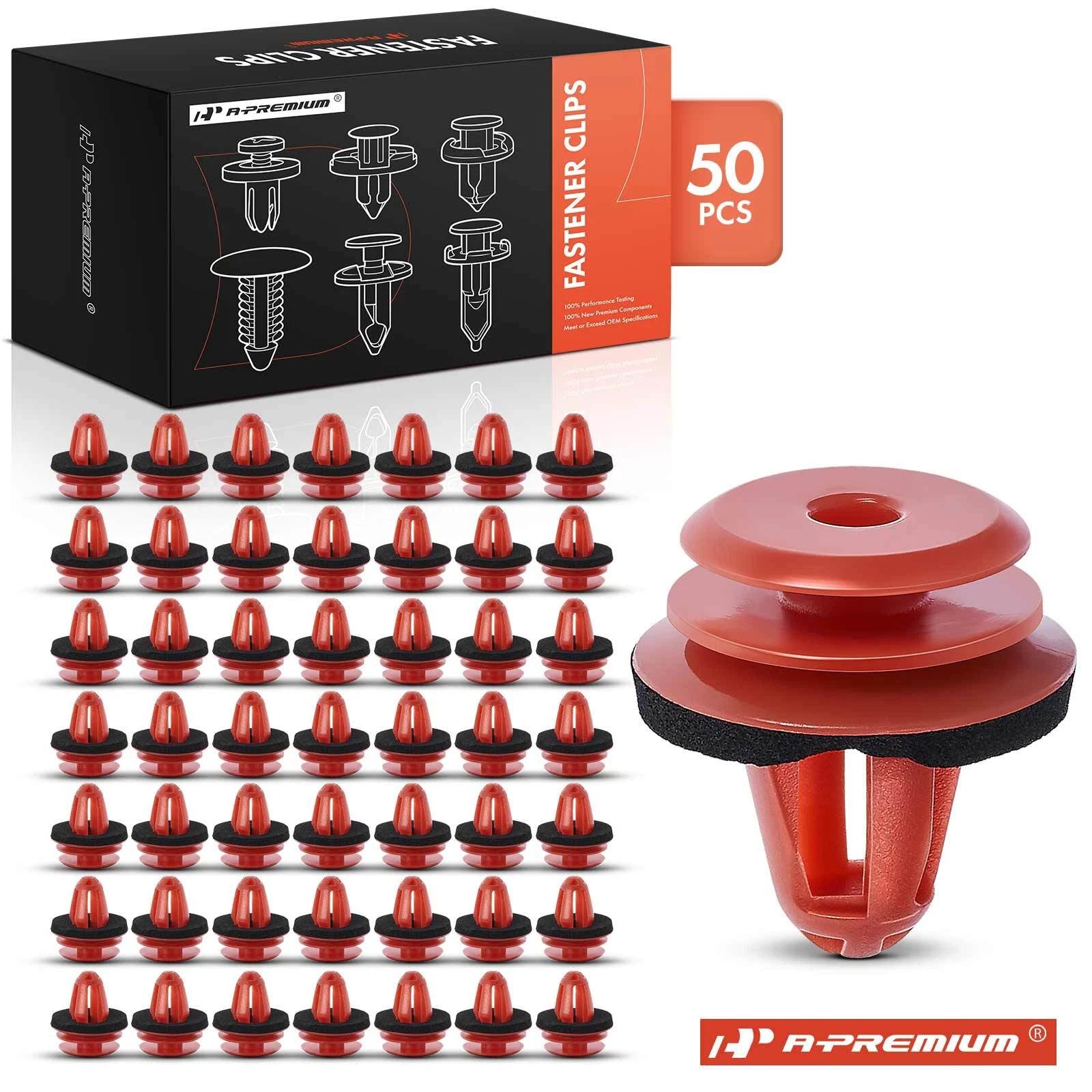 50Pcs Nylon Rocker Moulding & Pillar Retainer Clips for BMW E93 (2007–2013)