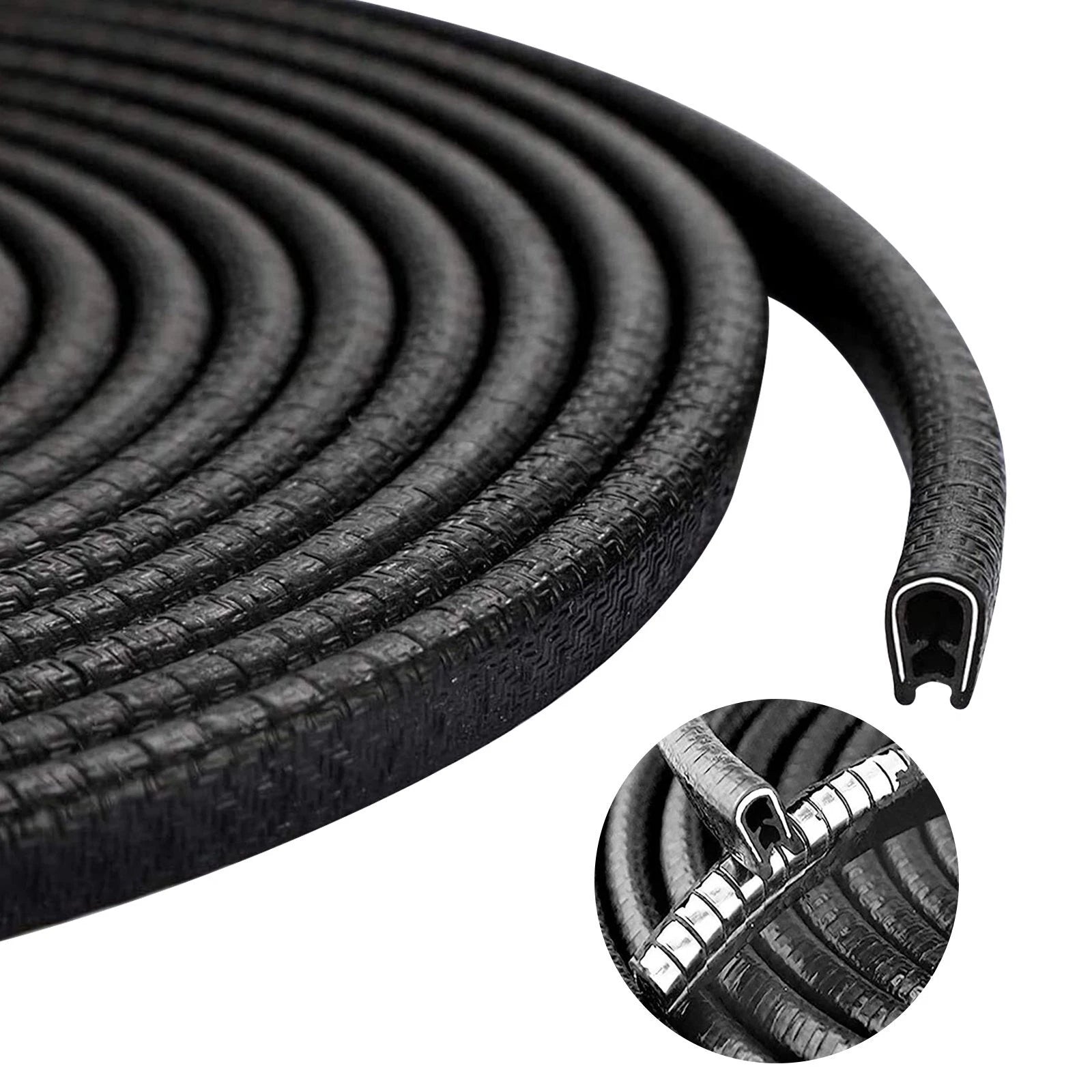 Car Door Trim Edge Strip Lock Guard Moulding Rubber Seal Protector for 33ft 10M (2010–2012)
