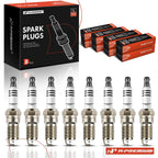 8x Iridium Platinum Spark Plugs for Silverado 2500 HD (2015–2019)
