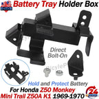 Battery Tray Holder Box Frame for Honda Z50 Monkey Mini Trail (1969–1970) Z50A K1