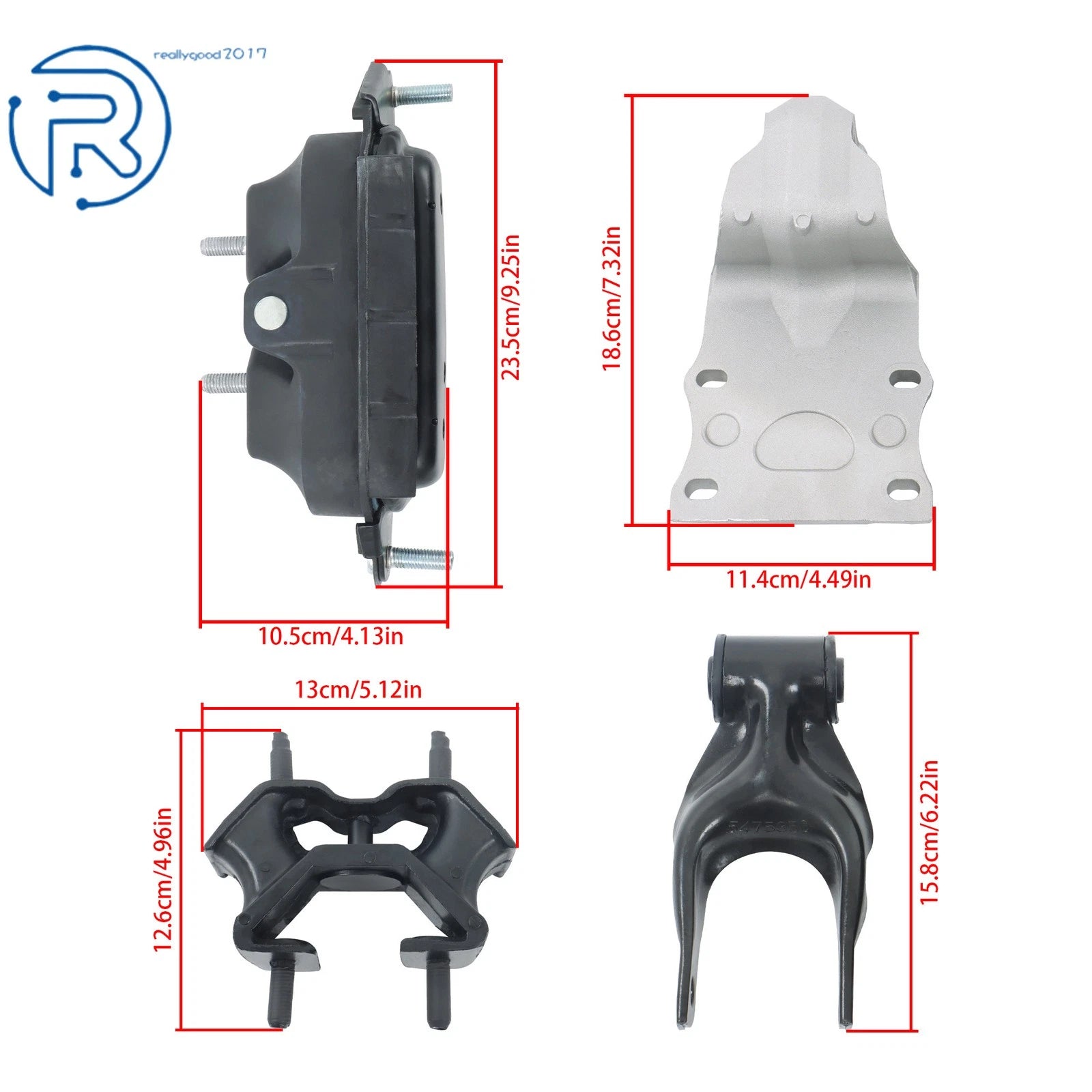 Set of 6 Engine & Transmission Mounts for Uplander Rendezvous Terraza Venture Silhouette