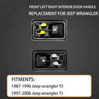 Interior Door Handle Kit for Jeep Wrangler YJ TJ (1987-2006)