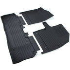 Set of 3 TPE Rubber All Weather Floor Mats for Kia EV6 (2022–2025)