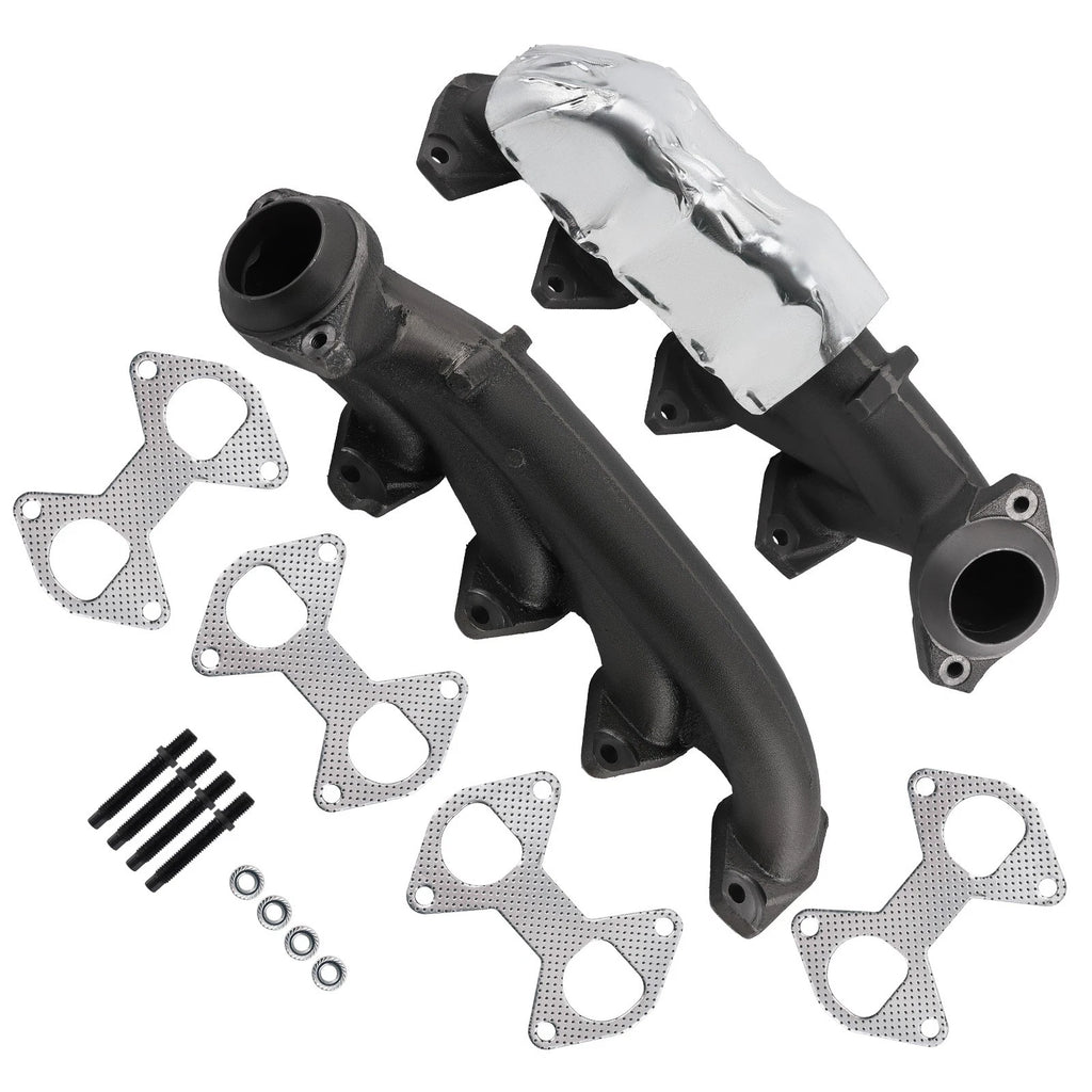 Left & Right Exhaust Manifold w/ Gasket for Ford F150 Expedition (2004–2008)