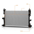 Aluminum Core Radiator DPI-13533 for Jeep Renegade/Ram Promaster City (2015–2020)