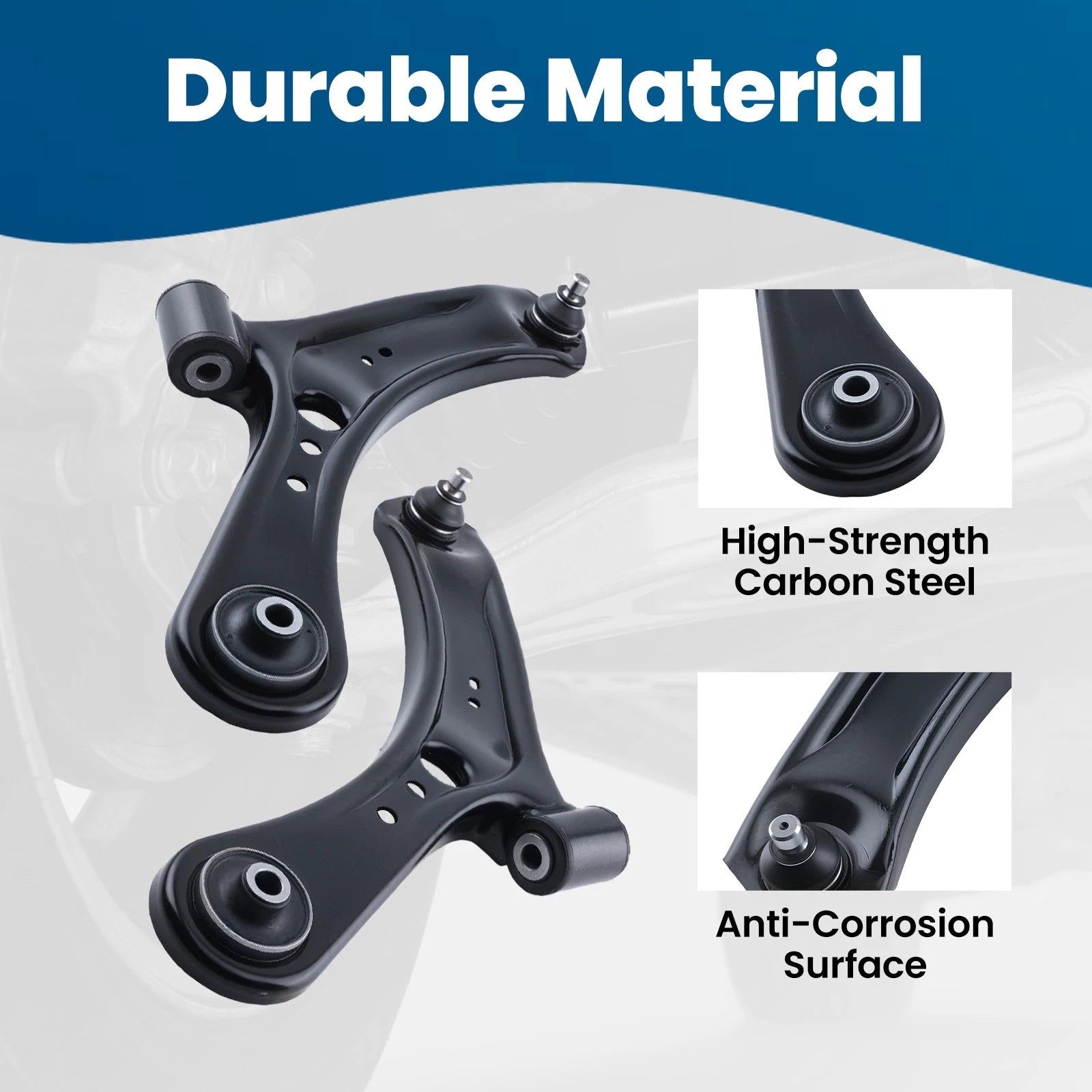 Set of 2 Lower Control Arms for Suzuki SX4 (2007–2013)