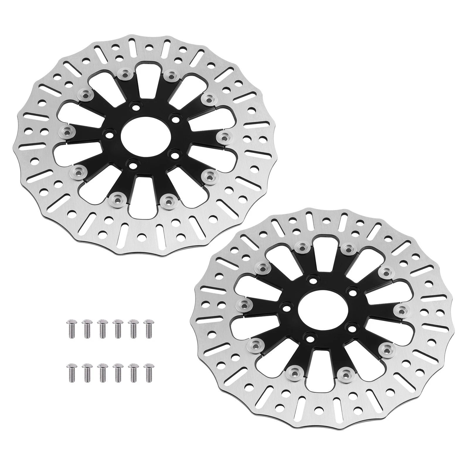 2X Front Brake Disc Rotor for Harley Softail Breakout (2015–2024) 5.0mm Thick