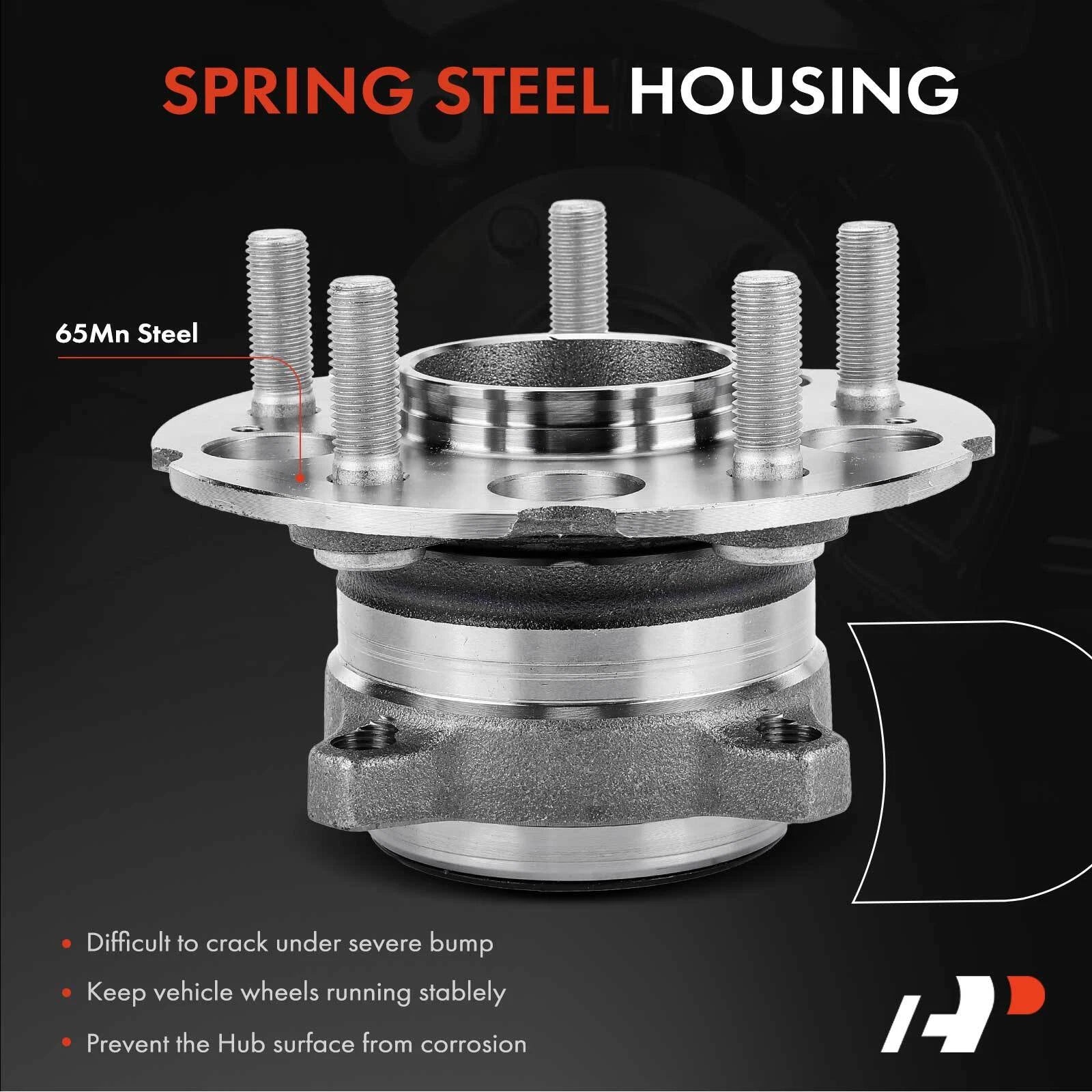2X Rear Wheel Hub & Bearing Assembly for Honda Crosstour (2012–2015) AWD