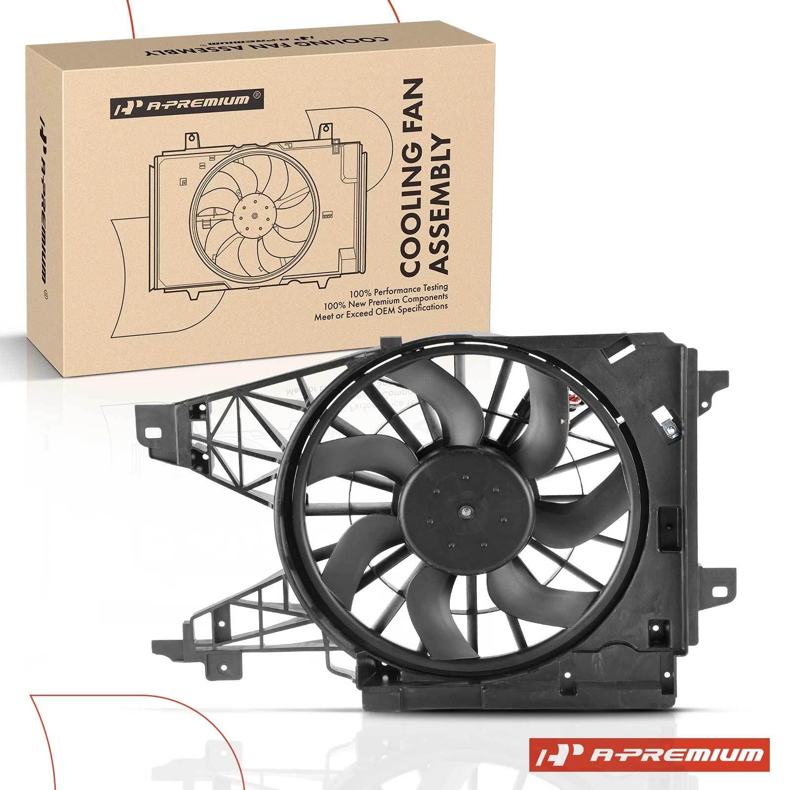 Cooling Fan Assembly with Shroud for Chevy Corvette (2005–2013)