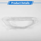 1 Pcs Headlight Lens Cover for Honda Civic (2016–2018) PC Clear